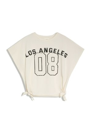 Bershka, PRINT T-SHIRT - T-shirt imprimé - beige