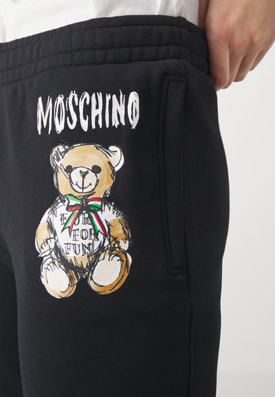MOSCHINO TROUSERS - Treniņtērpa apakšdaļas - fantasy black