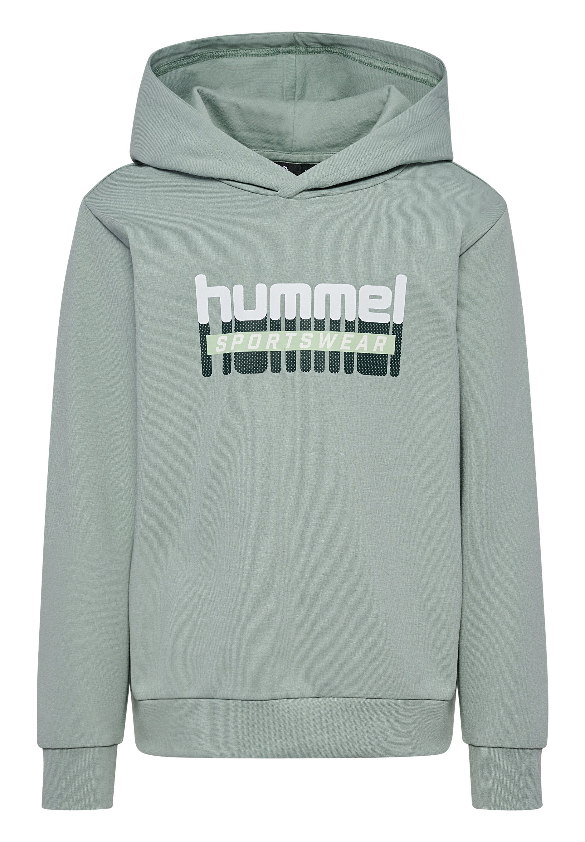 Hummel TUKAS Felpa con cappuccio iceberg green/menta