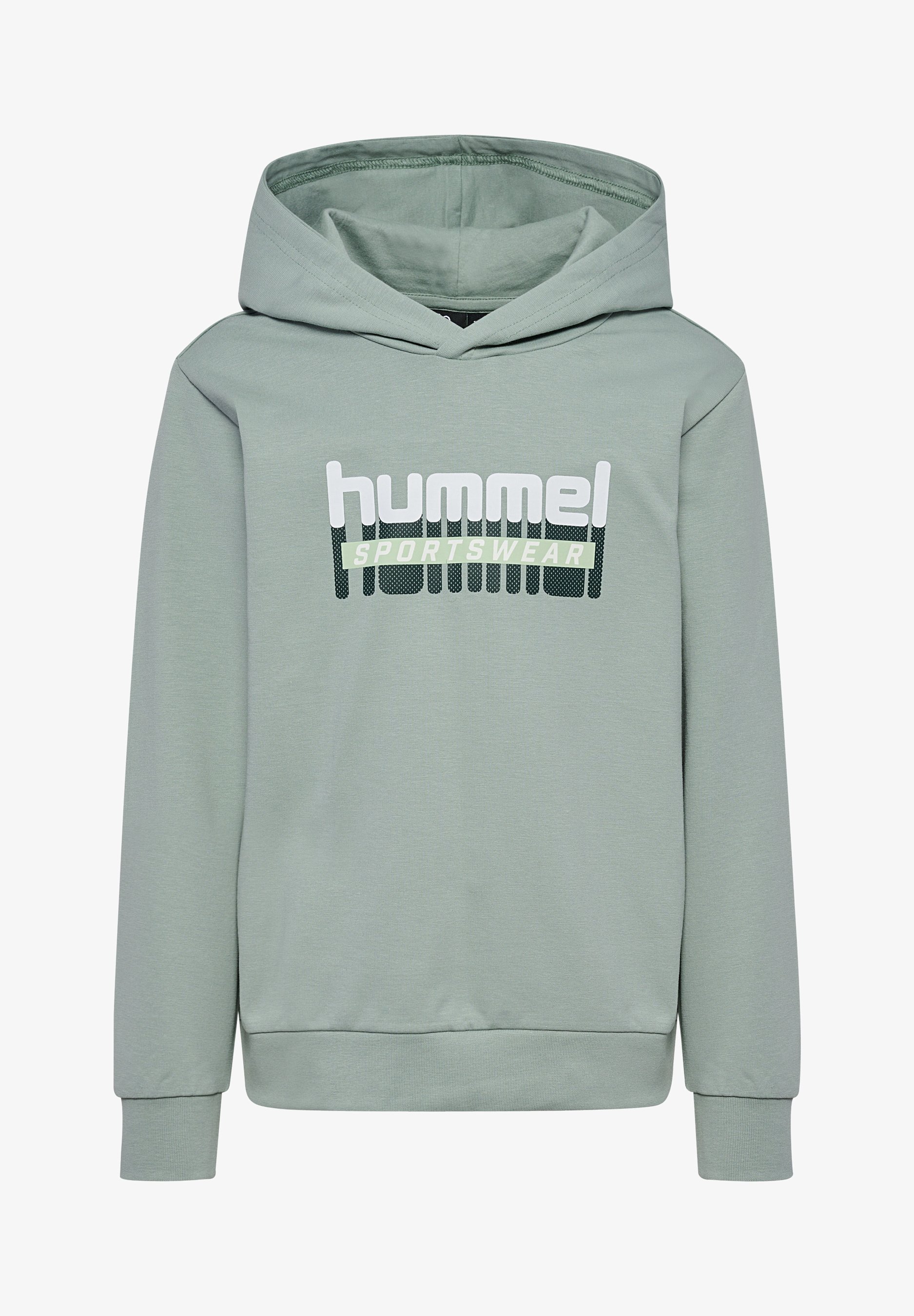 Hummel TUKAS Felpa con cappuccio iceberg green/menta
