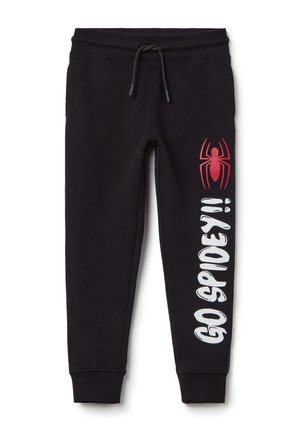 JOGGERS WITH DRAWSTRING AND GO SPIDEY - Pantalones deportivos - black