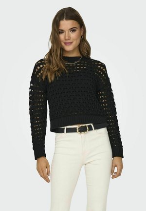 ONLY Strickpullover - black