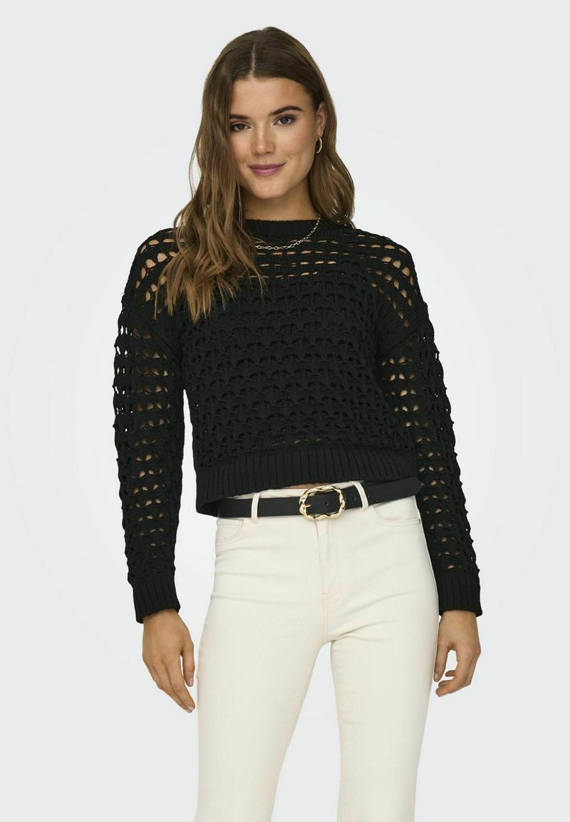 ONLY Knitted ONLLINDA Knitted - Pullover - black