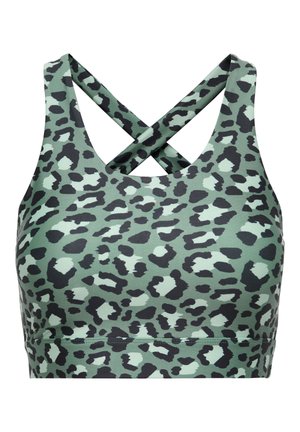 ONPMILLE-2 AOP SPORTS BRA - Sujetadores deportivos con sujeción media - laurel wreath detail:leo aop