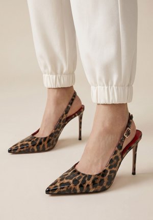 Cesare Gaspari, Højhælede pumps - leopard