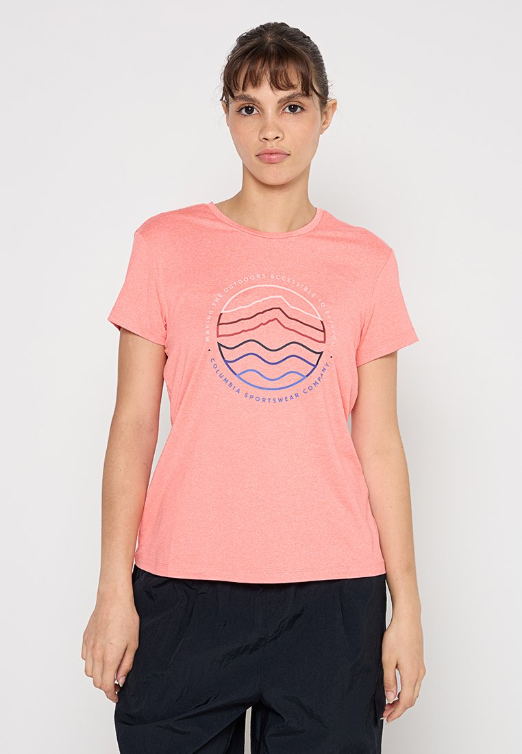 Columbia Sport T-shirt zalmroze