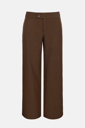 Even&Odd by Zalando, LOW WAIST - Παντελόνι - dark brown