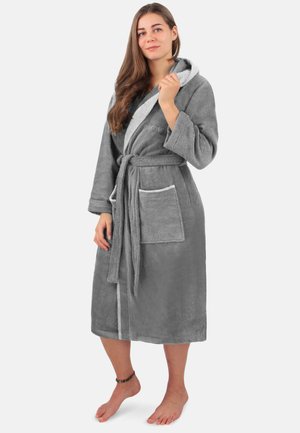 Normani, UNISEX ROB - Bademantel - grau/hellgrau