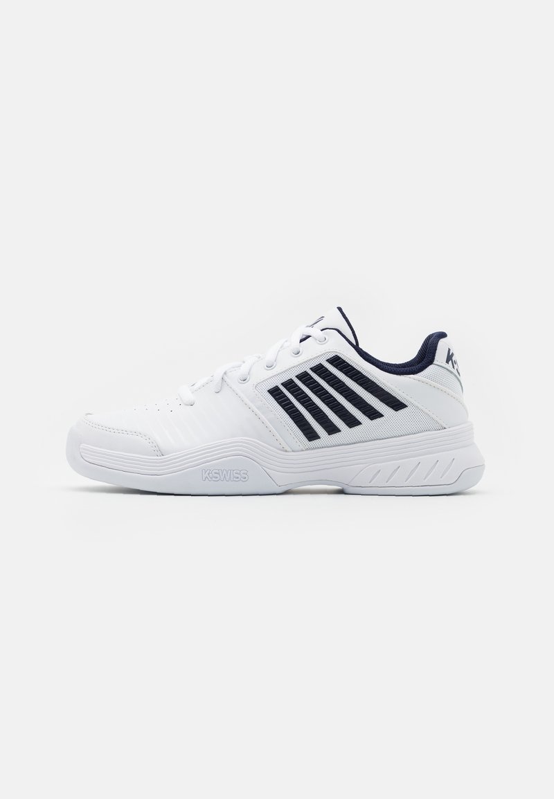 K-SWISS COURT EXPRESS CARPET - Nurmikentän kengät - white/navy