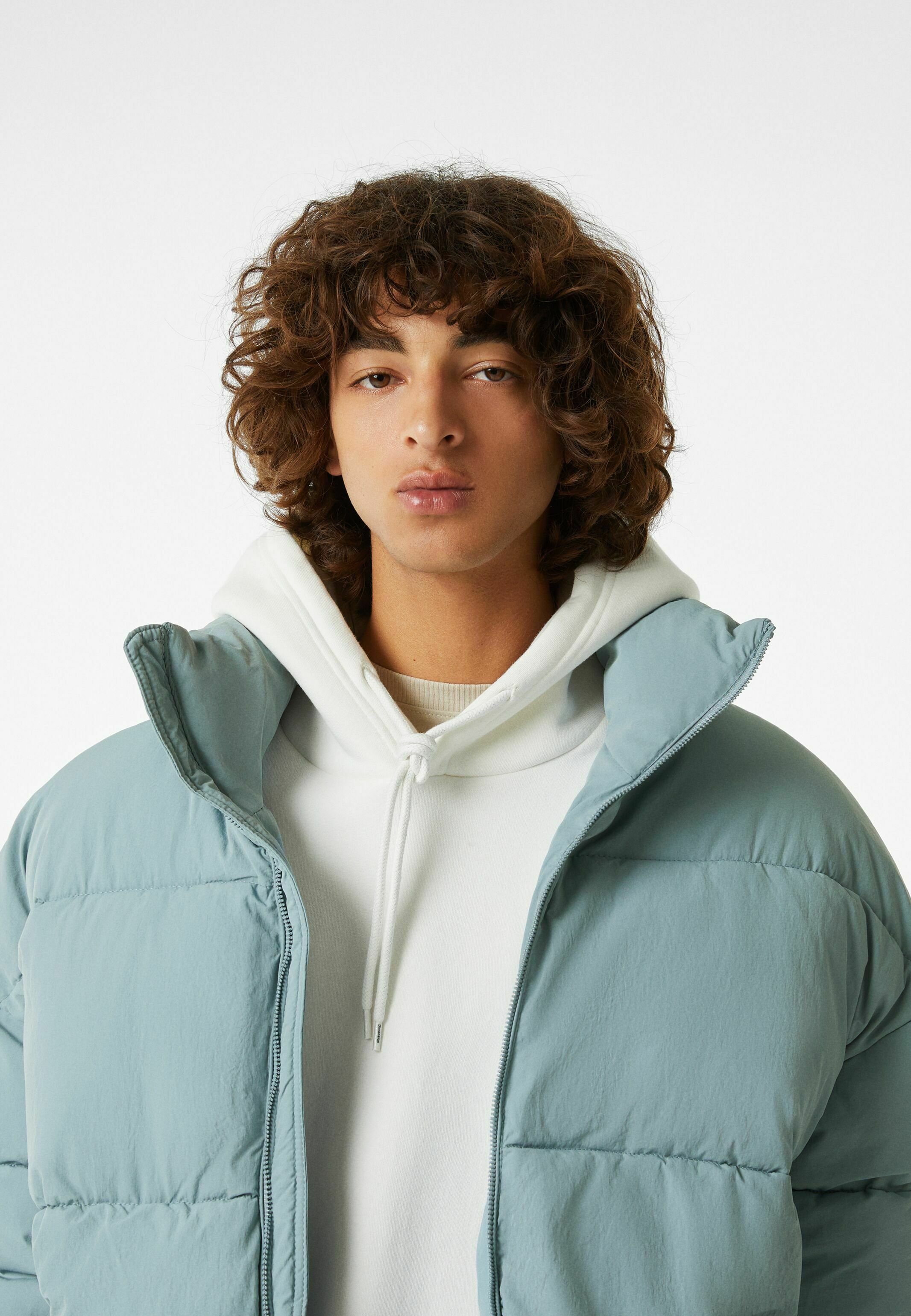 Bershka OVERSIZE - Veste d'hiver - dark 