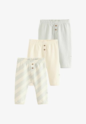 Next 3 PACK - Legging (type pantalon) - grey ecru white