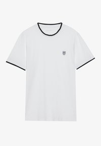 EMBROIDERED T SHIRT - Apdrukāts T-krekls - bright white/true black
