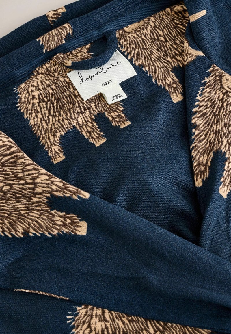 Next Dressing gown - navy hamish the highland cow/blue - Zalando
