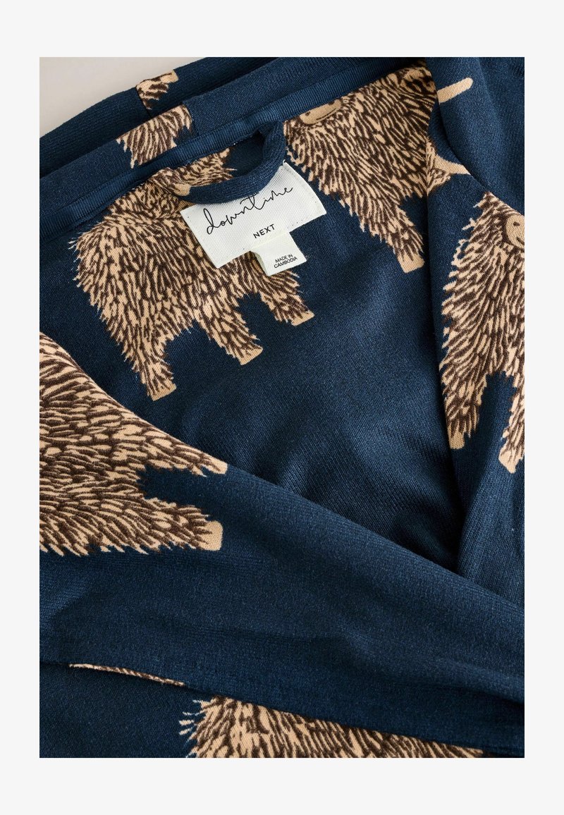 Dressing Code Cow Next Dressing gown - navy hamish the highland cow/blue - Zalando