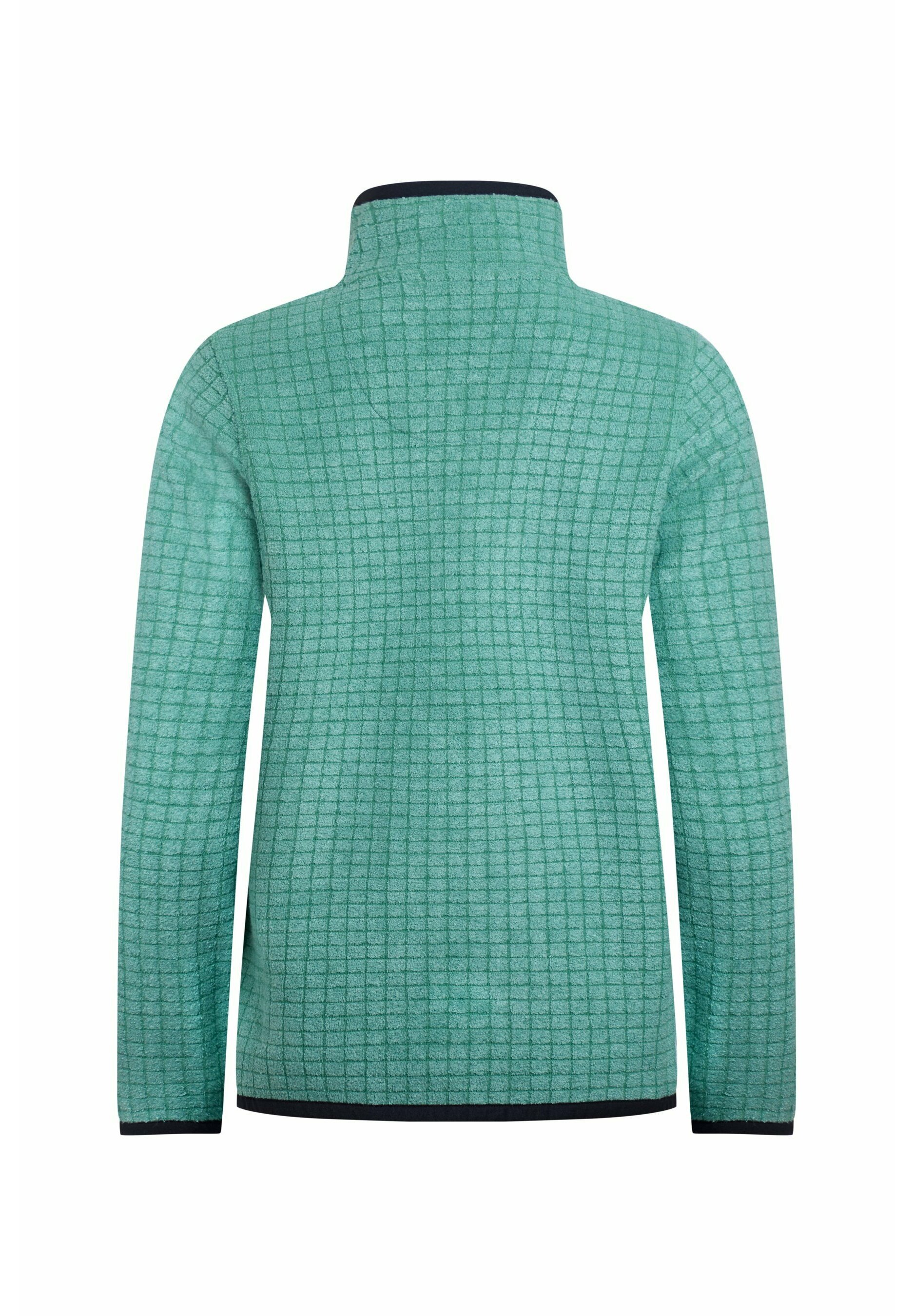 売れ筋商品|||ウィアードフィッシュ パーカー・スウェットシャツ レディース アウター TILLY ECO FULL ZIP GRID  - Fleece jacket - viridis Weird Fish TILLY FULL ZIP GRID - Fleece jacket - viridis