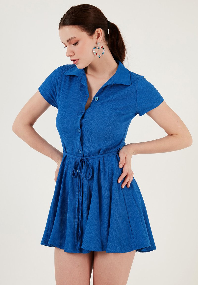LELA REGULAR FIT - Haljina-majica - royal blue
