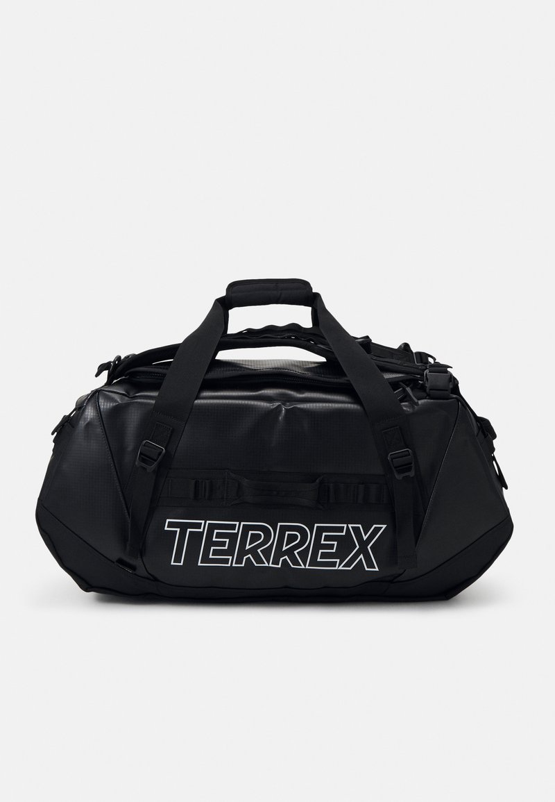 Adidas Terrex - EXPEDITION DUFFEL BAG M UNISEX - Borsa per lo sport - black/white, Ingrandire