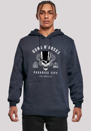 GUNS 'N' ROSES WHISKEY LABEL ROCK BAND - Kapuzenpullover - navy
