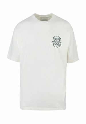 SLOGAN TRESSES - T-shirt con stampa - bianco