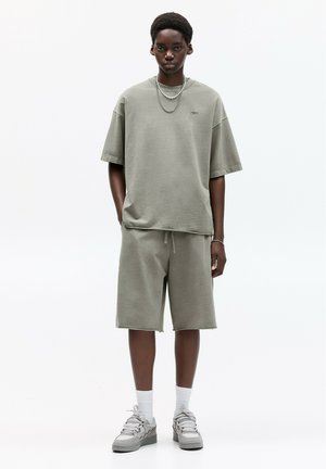 SHORT SLEEVE - Tricou basic - khaki