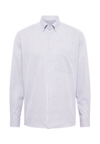 Overhemd met lange mouwen en knopen in een blauw-wit geruit dessin, voorzien van een kraag en een borstzak. Gemaakt van een lichtgewicht stof.