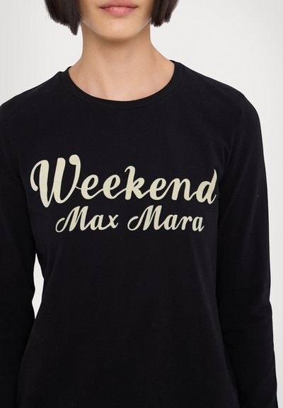 WEEKEND MaxMara QUINOA - Top dugih rukava - nero