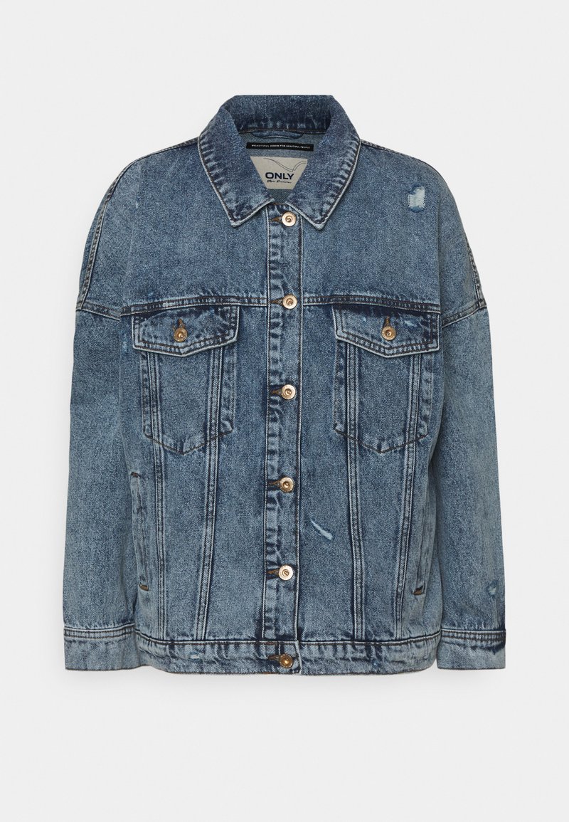 Damen Leichte Jacken | ONLY ONLSAFE LIFE OVERSZE Jeansjacke medium blue denim/blue denim - VB57645 Damen Leichte Jacken | ONLY ONLSAFE LIFE OVERSZE Jeansjacke medium blue denim/blue denim - VB57645