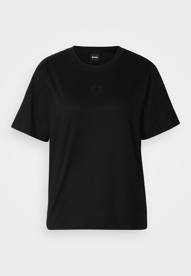 Boss T-shirt print zwart