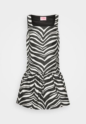 kate spade new york, ZEBRA CHEVRON TAFFETA SHIFT DRESS - Sukienka koktajlowa