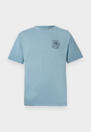 Volcom RAT BAR - Print T-shirt - used blue