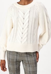 BOSS Strickpullover - white