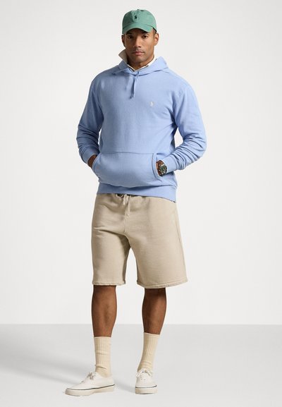 Polo Ralph Lauren Big & Tall LOOPBACK FLEECE HOODIE - Sportinis megztinis - light blue