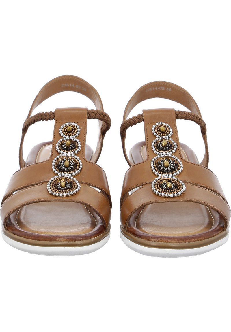 Damen Sneaker | ara KRETA Riemensandalette cognac - JQ41669 Damen Sneaker | ara KRETA Riemensandalette cognac - JQ41669
