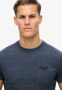 Superdry & Co VINTAGE LOGO  - T-shirt basic - dark indigo blue marl