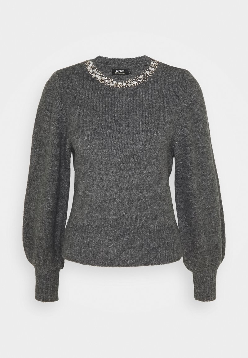 ONLY - ONLELSA - Jumper - medium grey melange, Enlarge