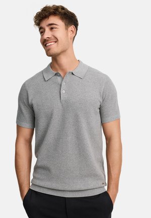 INDICODE JEANS Poloshirt - lt grey mix