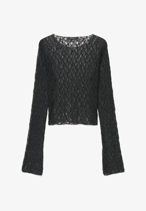 Calliope, T-SHIRT PIZZO - Blouse - ultrablack