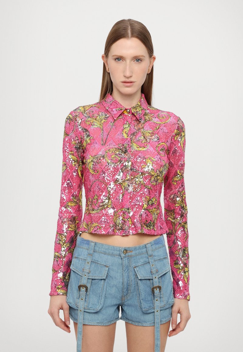 Versace Jeans Couture - Button-down blouse - rosa, Enlarge