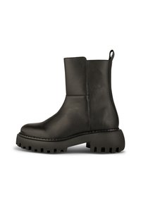 Shoe The Bear - POSEY ZIP - Enkellaarsjes met plateauzool - black Miniatuurafbeelding 1