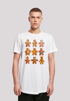 MARVEL UNIVERSE CHRISTMAS LEBKUCHEN AVENGERS - PREMIUM SUPERHELD - Print T-shirt - white