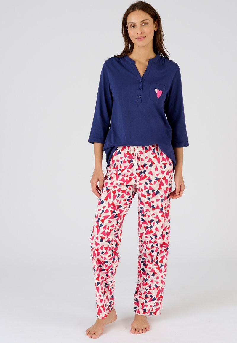 Damart Pantaloni del pigiama - ecru imp