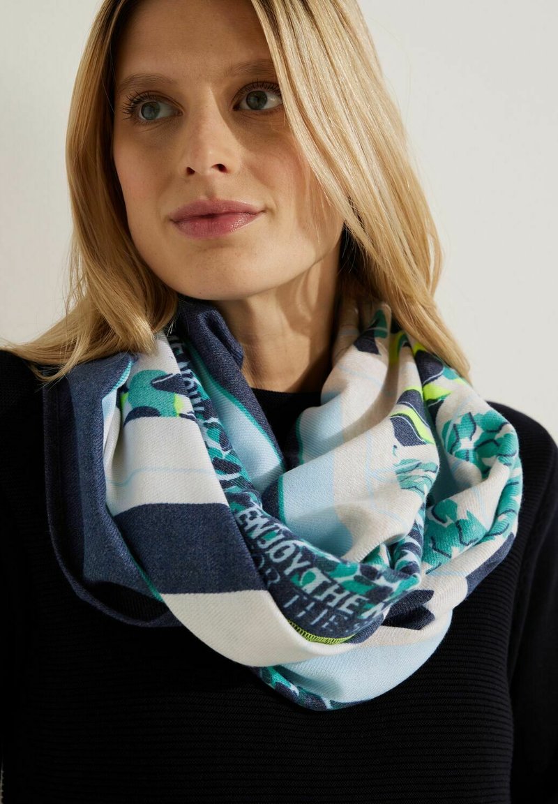 Scialle Rotondo MyBeautyworld24 - 200x90 Cm In Lana Grossa