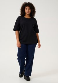 Kaffe Curve MINA - Camiseta básica - black deep