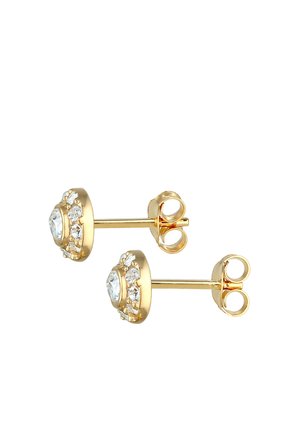 SPARKLING BASIC - MIT KRISTALLEN VON SWAROVSKI® - Oorbellen - gold-coloured