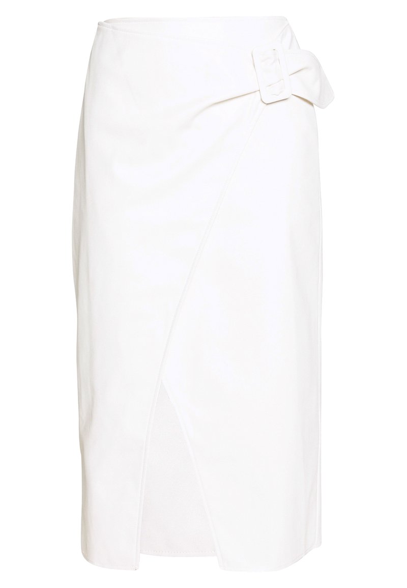 Who What Wear Wikkelrok crème