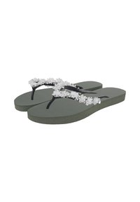 Uzurii PRECIOUS BLOOM  - T-bar sandals - army green