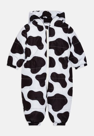 PUFFER UNISEX - Snowsuit - ivory/black