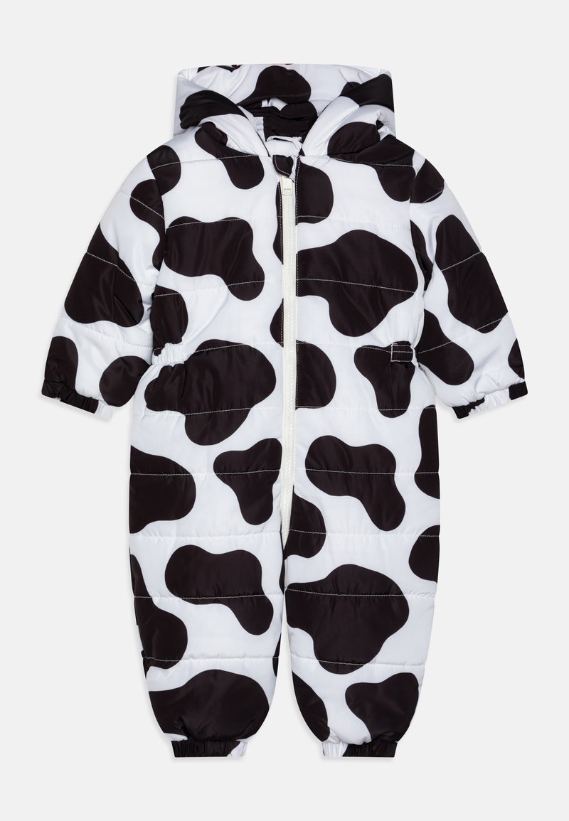 Stella McCartney Kids PUFFER UNISEX - Žieminis kombinezonas - ivory/black