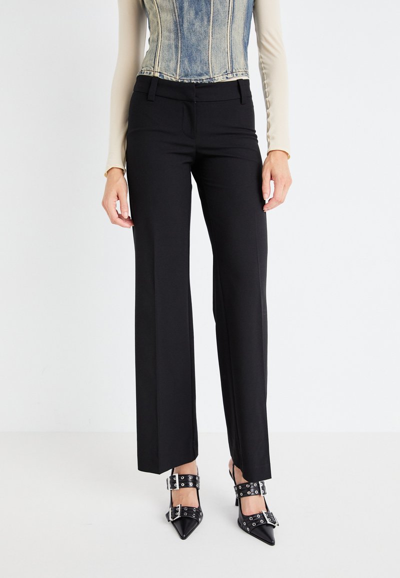 Weekday KEEL LOW SUITING - Kalhoty - black