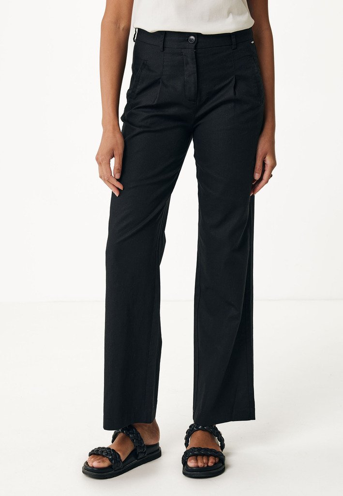 Mexx WIDE LEG - Pantalones - black